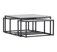 Venture home Table gigogne Solna - Gris noir