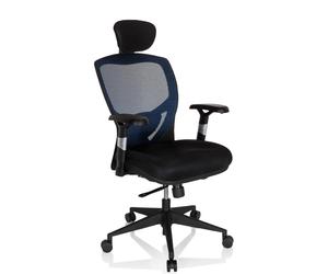 VENUS BASE - Siège de bureau haut de gamme Bleu / Noir