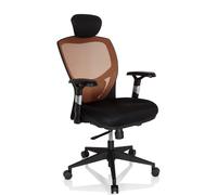 VENUS BASE - Siège de bureau haut de gamme Orange / Noir