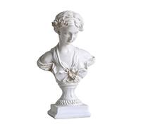 Vénus Fille Statue De Buste Grec Sculpture De David Sculpture Grecque Statue De Buste De Déesse Grecque Romaine e Bureau Résine Blanche Style Européen Cadeau