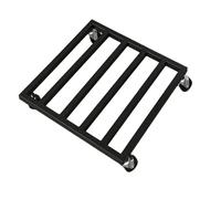 VENYAA Chariot de Transport à roulettes Étagère à Bonsaï D'intérieur et D'extérieur avec Roues Universelles pour Pot de Fleurs Support en Métal(Size:50 CM,Color:Noir)