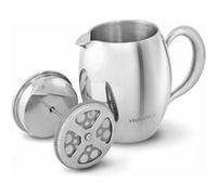 VeoHome Cafetière et Théière à Piston incassable à double paroi Inox G