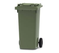 Conteneur à déchets 120 litres tri sélectif 2 roues - vert