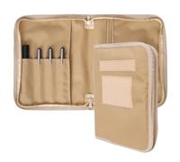 VEPKOIT Housse de carnet tactique avec fermeture éclair pour dossiers, classeur OCP, organiseur de portefeuille tactique et couverture de classeur A5, 17,8 x 22,9 cm, résistante aux intempéries