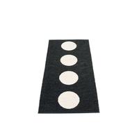 Vera Plastique Tapis 70x150 cm Pappelina Noir - 7340020453251