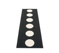 Vera Plastique Tapis 70x225 cm Pappelina Noir - 7340020453268