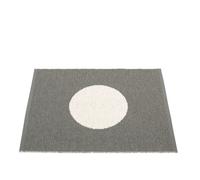 Vera Small One Tapis en plastique 70x90 cm Pappelina Charcoal - 7340020404284