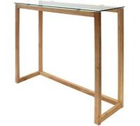 VERANE - Console Rectangulaire Plateau Verre -