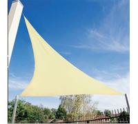 Véranova 5MER094NT Voile d'Ombrage Triangle Ecru 3 x 3 m
