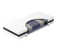 verapur Matelas à Ressorts Ensachés 90 x 200 cm | Ferme - 7 Zones - King Ortho Luxe Hypersoft Matelas | Housse Spécial - Lavable | 30cm Epaisseur