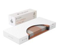 verapur Ortho Plus Matelas 90x190 cm à Ressorts Ensachés | Ferme - 7 Zones - 23 cm Epaisseur - 1 Personne | Housse Moelleuse Lavable