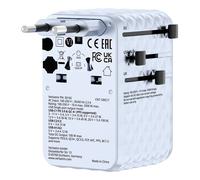 Verbatim 30192 Adaptateur de voyage Charge ’n’ Travel