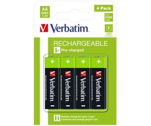 Verbatim 49517 pile domestique Batterie rechargeable AA Hybrides nickel-métal (NiMH)