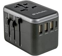 Verbatim Adaptateur de voyage universel UTA-04 Gris/Noir