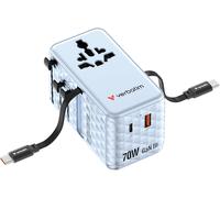 VERBATIM ADAPTATEUR VOYAGE 70W BLEU