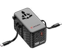 VERBATIM ADAPTATEUR VOYAGE 70W NOIR