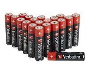 Verbatim batterie - 20 x AA / LR06 - Alcaline