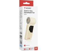 Verbatim "Cool ''n'' Go AirJet Argent, Blanc Ventilateur portable"