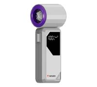 Verbatim "Cool ''n'' Go AirJet Gris, Violet Ventilateur portable"