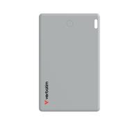 Verbatim My Finder Argent : Localisateur personnel Bluetooth 5.1, IP66, Alarme, Batterie 110mAh (1440h), Compatible iOS et macOS, 53.8x85.9x3.2mm, 15g