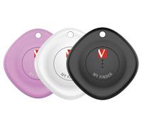 Verbatim Traqueur Bluetooth 32132 My Finder Pile remplaçable Noir/Blanc/Violet Compatible Où est ?