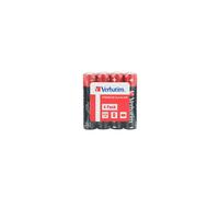Verbatim Pile Alcaline AAA 1.5V - Blister de 4, Type Premium, Température d'opération -18 à 50°C, Dimensions 44.5mm x 1.05cm, Poids 11g
