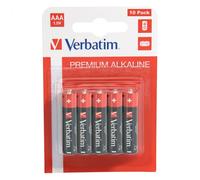 Verbatim Piles alcalines AAA non‑rechargeables 1,5 V – 10 pièces