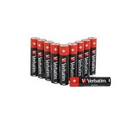 Verbatim Piles alcalines AAA non‑rechargeables 1,5 V – 10 pièces