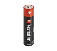 VERBATIM Piles alcalines AAA Premium I 1,5V I AAA-LR03 Micro I Batteries-AAA I Piles pour Lecteur MP3, Appareil Photo, télécommande, Rasoir et Autres I Premium Pile alcaline I 4 pièces