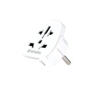 Verbatim WTEU-01 - Adaptateur pour prise d'alimentation - CEE 7/4/CEE 7/7 (P) pour Type A, Type B, Type C, Type G, Type I, Type J, Type L, Type N (R) - 250 V - 10 A