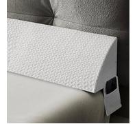 VERCART Long coussin cale, remplissage d'espace (0 à 15,2 cm) entre le matelas et la tête de lit ou le mur（Blanc, 100cm)