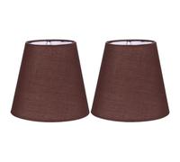 VERDANVERSE Abat-jour en Tissu de Remplacement pour Lampe de Bureau et Lampadaire, Structure Simple en Fer, Lot de 2 Pièces, Design Délicat et Élégant pour Maison