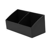 VERDANVERSE Boîte À Sachets De Thé Réutilisable À 2 Compartiments Organisateur De Sachets D’Assaisonnement Et De Sucre Étui De Rangement Pour Cuisine Bar Et Bureau 5.71 X 2.52 X 2.44 Pouces