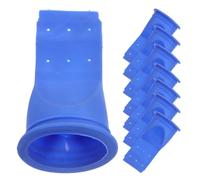 VERDANVERSE Bonde Crépine D'évacuation Flexible Dispositif Anti-refoulement Anti Odeur en Silicone Lot de 8 Pièces pour Évier Cuisine et Salle de Bain