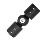 VERDANVERSE Connecteur Coudé Couleur Aléatoire pour Tringle à Rideaux Raccord Stable et Fiable en Acier Inoxydable Noir Accessoire Vis pour Fenêtres et Salle de Bain