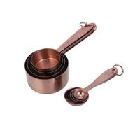 VERDANVERSE Ensemble Cuillères Doseuses en Acier Inoxydable 1 Set, Design Ergonomique, Capacité Variée de 2,5ml à 250ml, Cuisine et Pâtisserie