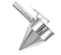 VERDANVERSE Entonnoir à Piston en Acier Inoxydable 20 Cm, Distributeur de Gâteaux Grille Amovible, Entonnoir à Confiserie pour Camping, Pâtisserie Cuisine Extérieure, Ustensile Polyvalent
