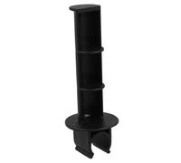 VERDANVERSE Support et Accès Pratique en Plastique Noir pour Papier Toilette Installation Facile pour Toilettes et Chaise Percée pour Personnes Âgées et Salle de Bain