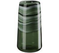 Verde - Vase en Verre soufflé à la Bouche - Fait à la Main - Vert Brillant - Hauteur 34 cm x Ø 18 cm