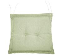VERDELOOK Coussin carré avec volant de chaise, 40 x 40 cm, écru