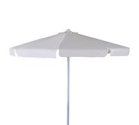 VERDELOOK Parasol en aluminium et polyester, 3x3 m, écru