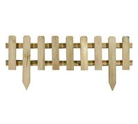 Verdelook Vampiro Clôture en Bois imprégné Basse et Longue pour extérieur 75 x 2,4 x 20/32 cm