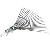 Verdemax 3922 22 Dents Râteau en métal avec Connexion à bornes pour Gazon et Feuilles