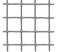 Verdemax 9034 Rouleau de Filet carré en métal galvanisé Gris 1 x 5 m