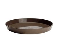 Verdenia 7244 Dessous de Pot de Fleurs pour Plantes et Herbes en Plastique léger et Stable Rond Plusieurs Couleurs Dimensions Structure en Bois Ø 11 cm 32 cm Marron