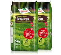 Verdurmax 2 x 5 kg d'Engrais pour Gazon Printemps & Été - Longue Durée | Engrais à Libération Prolongée avec Azote pour 500 m² de Gazon Vert Luxuriant - Sans Danger pour les Chiens