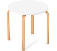 Veres Monaco Table en bois pour enfants Blanc Naturel