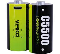 Verico LoopEnergy Pile rechargeable LR14 (C) Li-Ion 3700 mAh 1.5 V 2 pc(s)