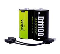 Verico Pile rechargeable LoopEnergy LR20 (D) Li‑Ion 7400 mAh 1,5 V 2 pièces
