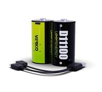 Verico Pile rechargeable LoopEnergy LR20 (D) Li‑Ion 7400 mAh 1,5 V 2 pièces
